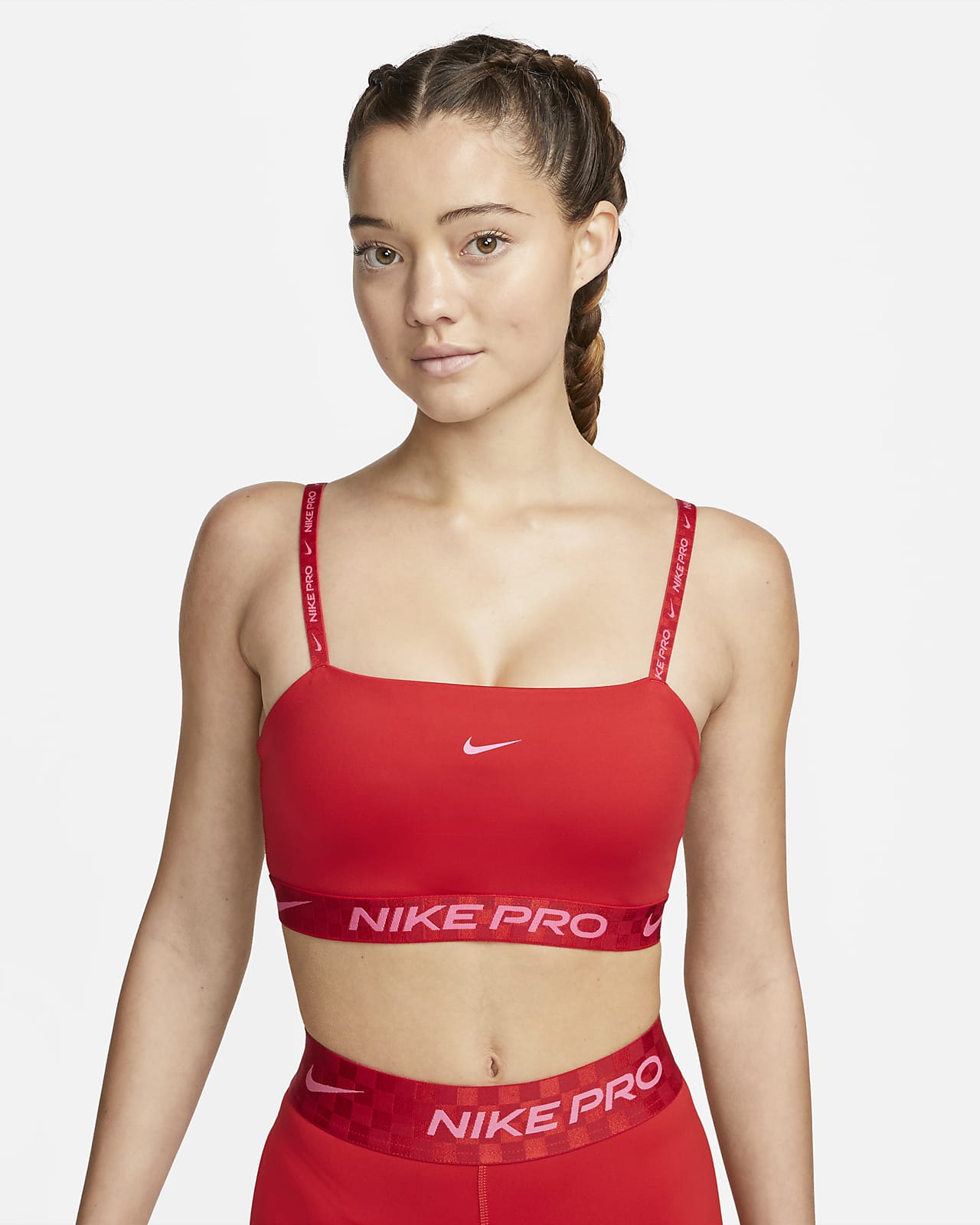 Nike Pro Indy Women's Light-Support Padded Bandeau Sports Bra