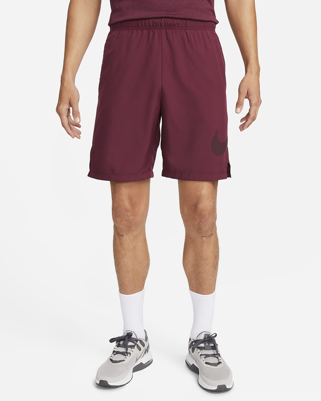 Nike Dri-FIT 男款 9" 梭織圖樣健身短褲