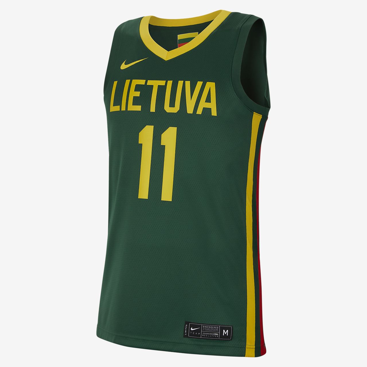 nike lithuania basketball jersey