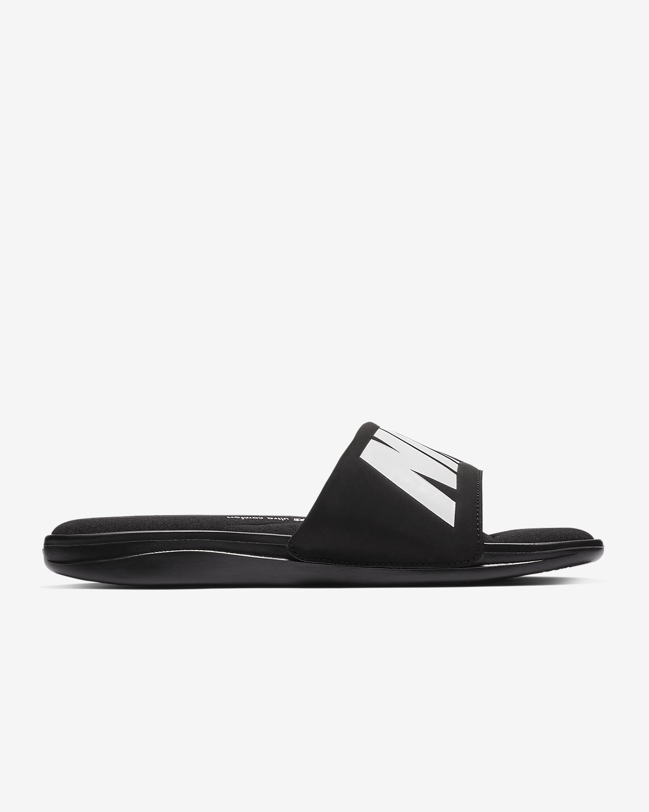 Nike Ultra Comfort Slide Black White-Black (Women's)