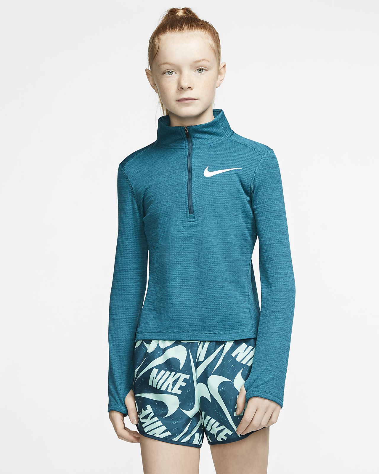 nike girls running top