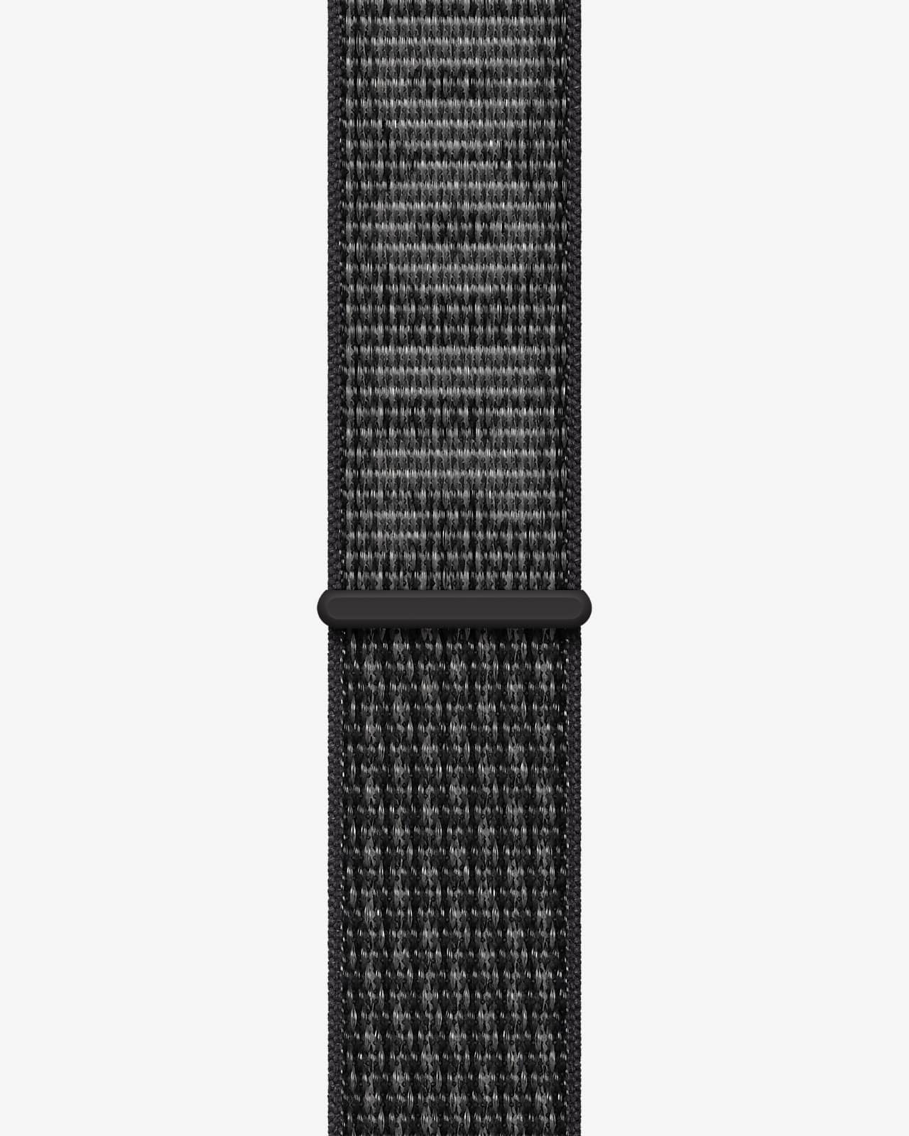 45mm 블랙/서밋 화이트 Nike 스포츠 루프 - 레귤러