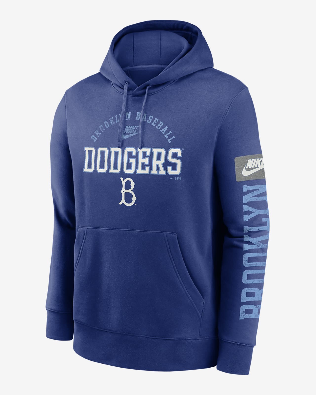 Brooklyn Dodgers Cooperstown Splitter Club Men’s Nike MLB Pullover Hoodie