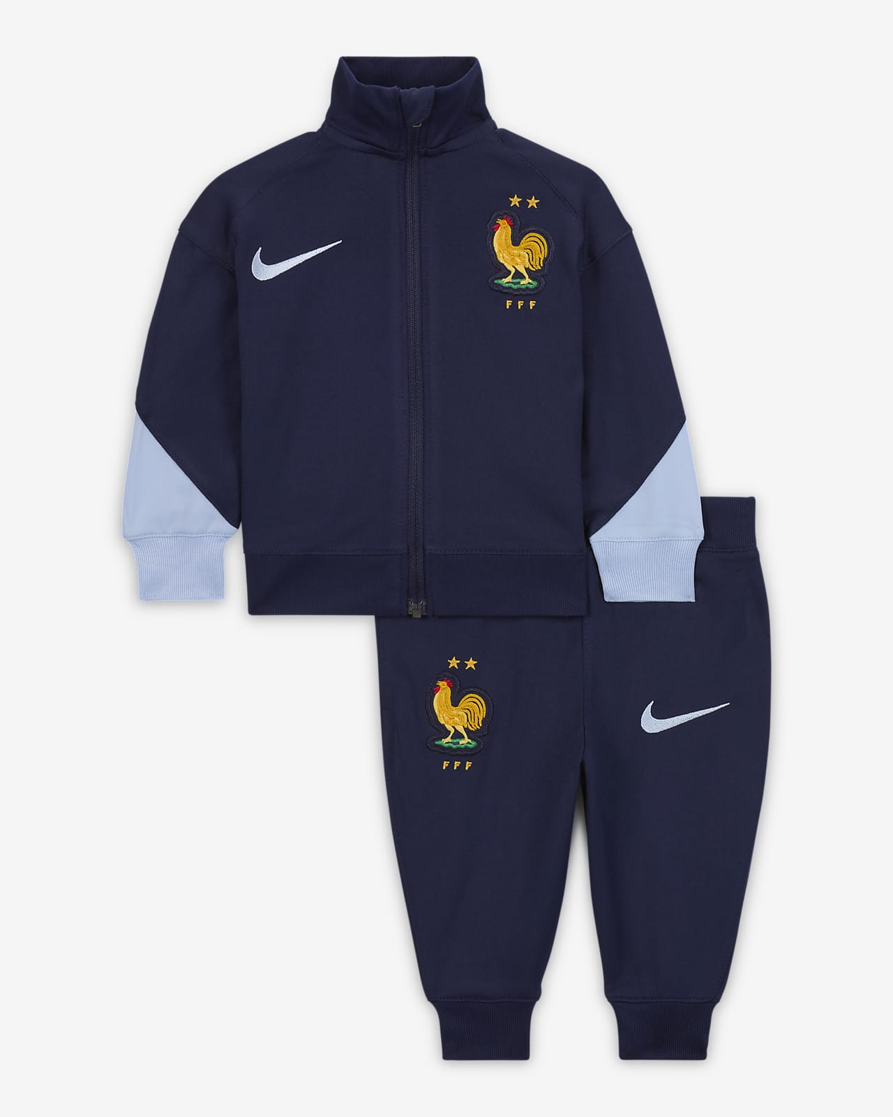 FFF Strike Nike Dri-FIT-Fußball-Trainingsanzug aus Strickmaterial für Kleinkinder