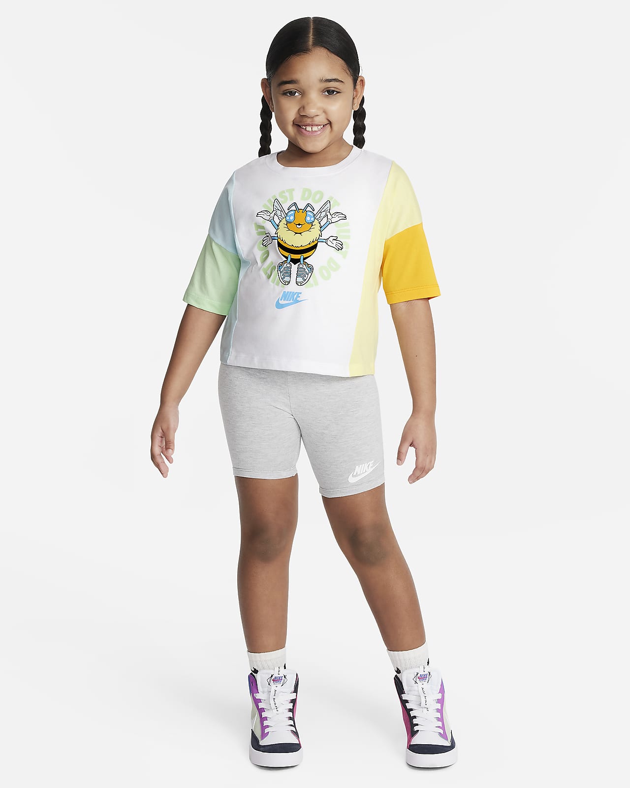 Nike KSA Little Kids' Bike Shorts Set