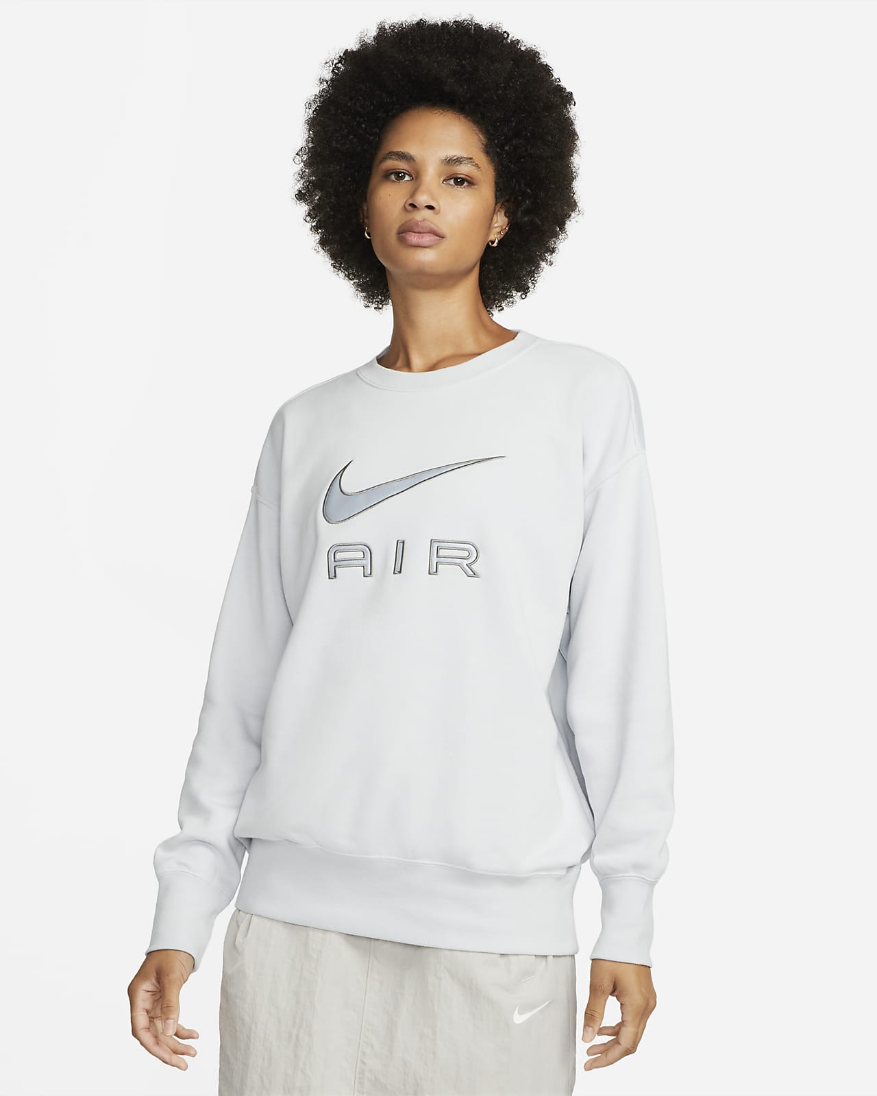 Nike Air Women's Fleece Crew Sweatshirt. Nike IE