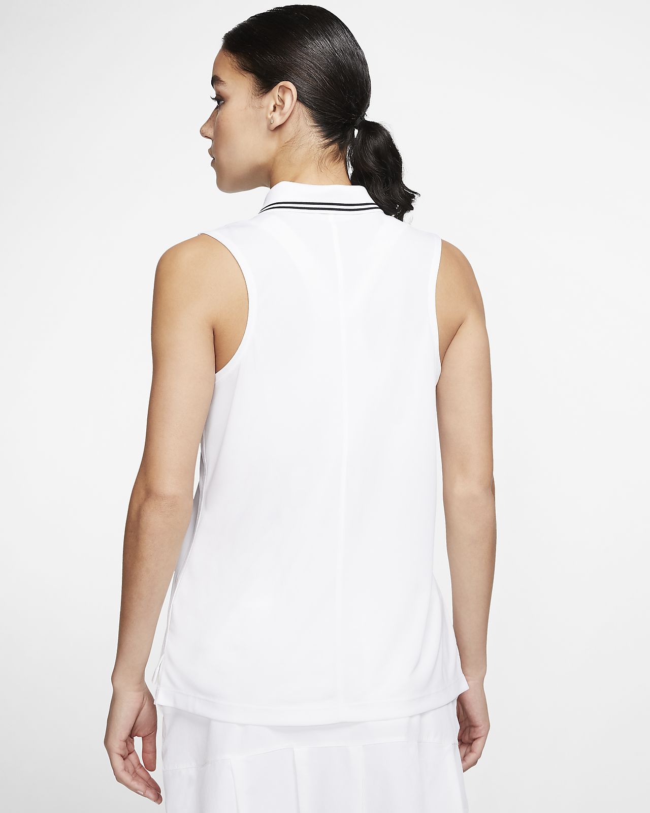 nike sleeveless polo