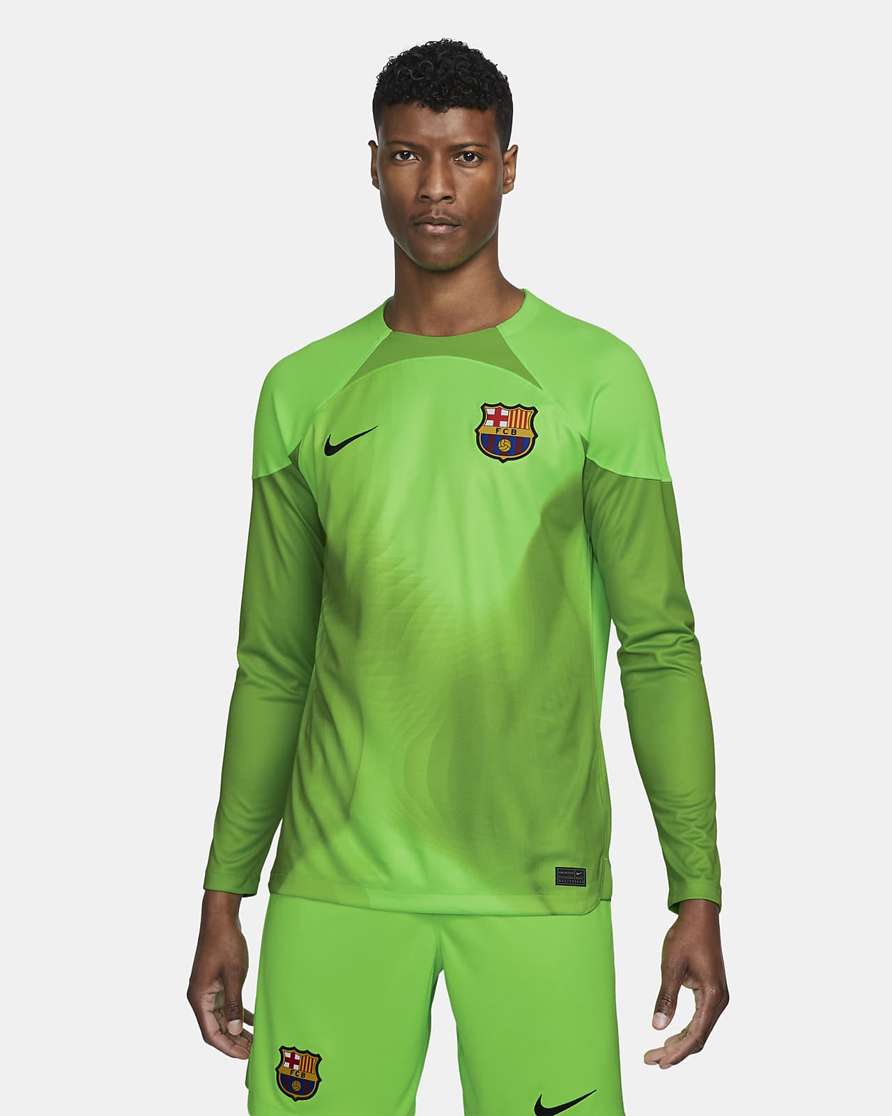 FC Barcelona 2022/23 Stadium Goalkeeper Nike Dri-FIT-fodboldtrøje til mænd