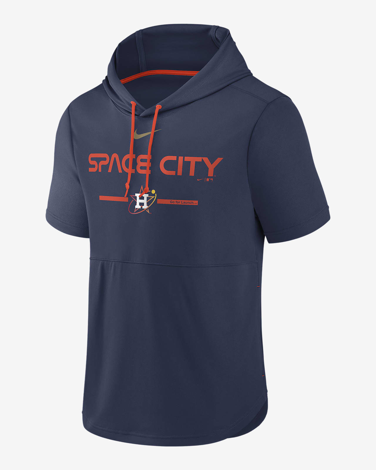 Nike City Connect (MLB Houston Astros) Men's Short-Sleeve Pullover Hoodie