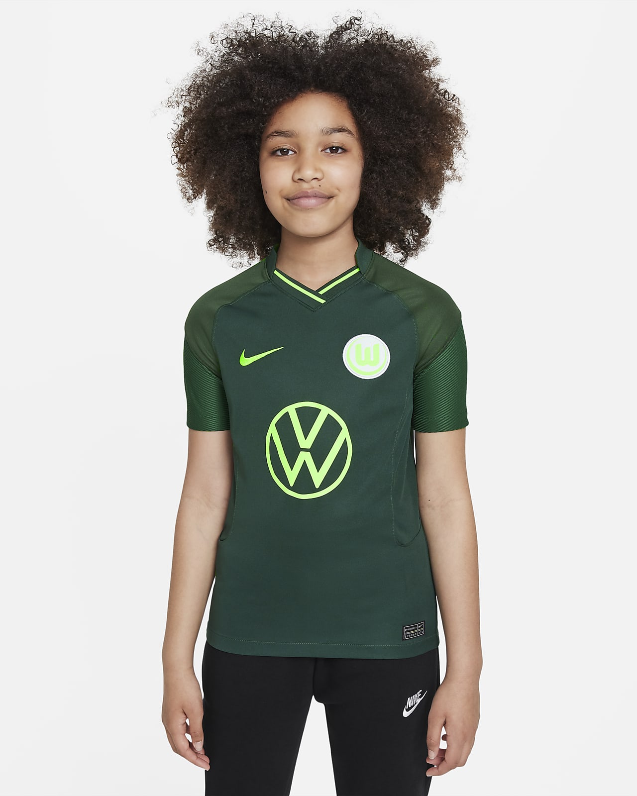 Venkovní fotbalový dres VfL Wolfsburg Stadium 2021/22 pro větší děti