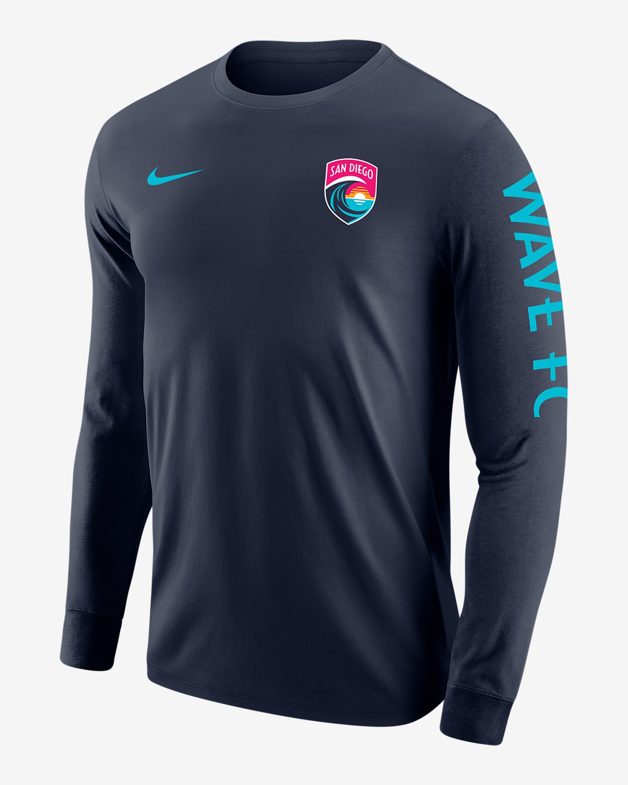 San Diego Wave Men's Nike Soccer Long-Sleeve T-Shirt