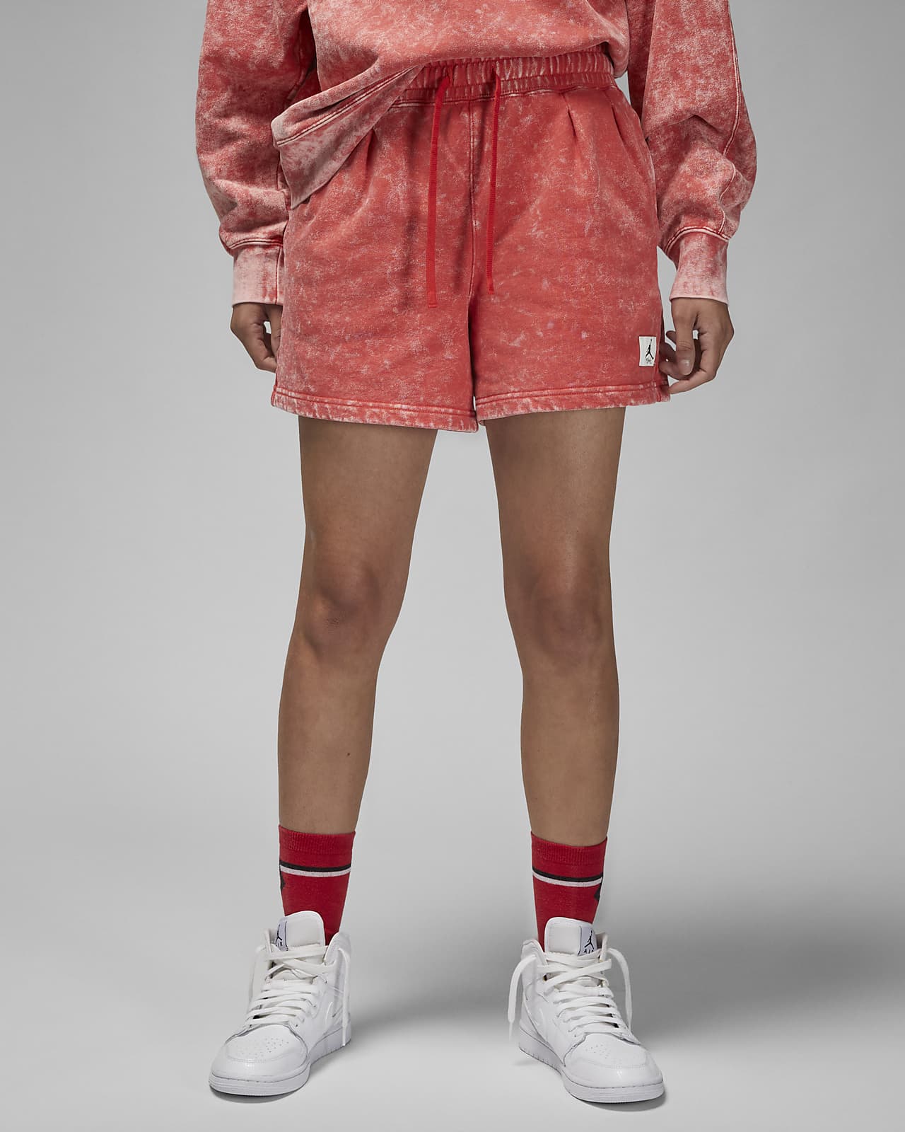 Jordan Flight Fleece-Shorts im Washed-Look für Damen