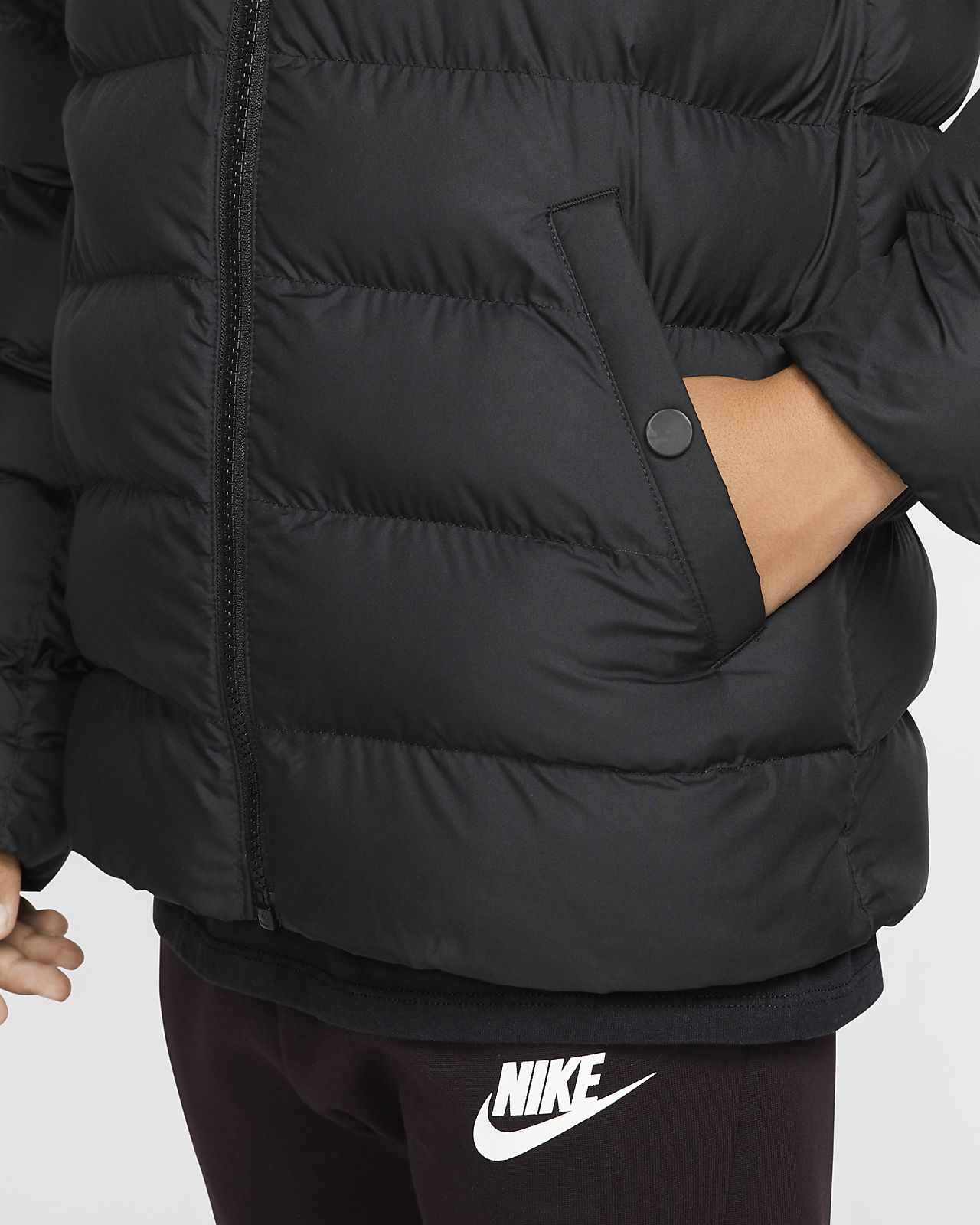 nike junior fill jacket khaki