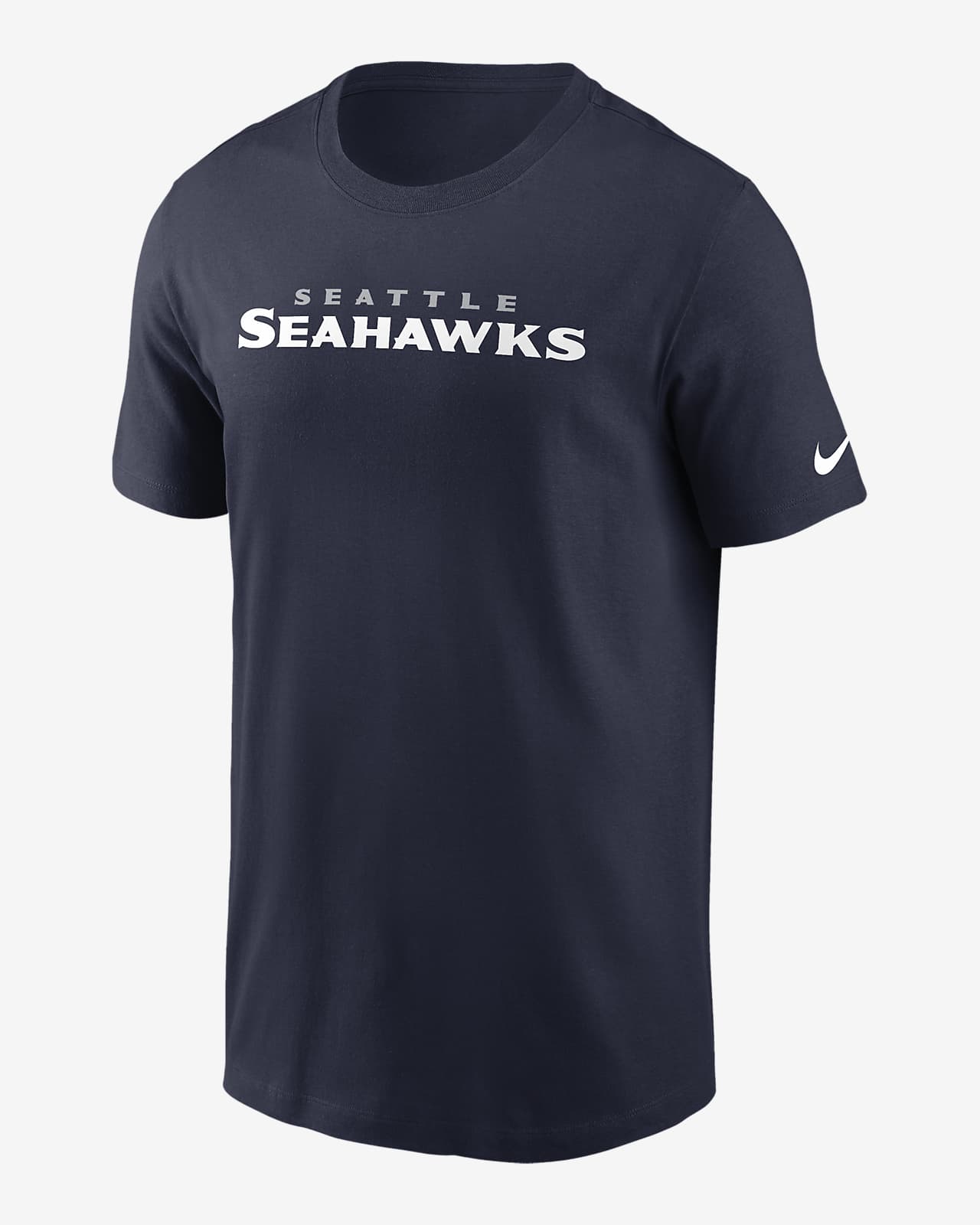 Seattle Seahawks Primetime Wordmark Essential Men's Nike NFL T-Shirt