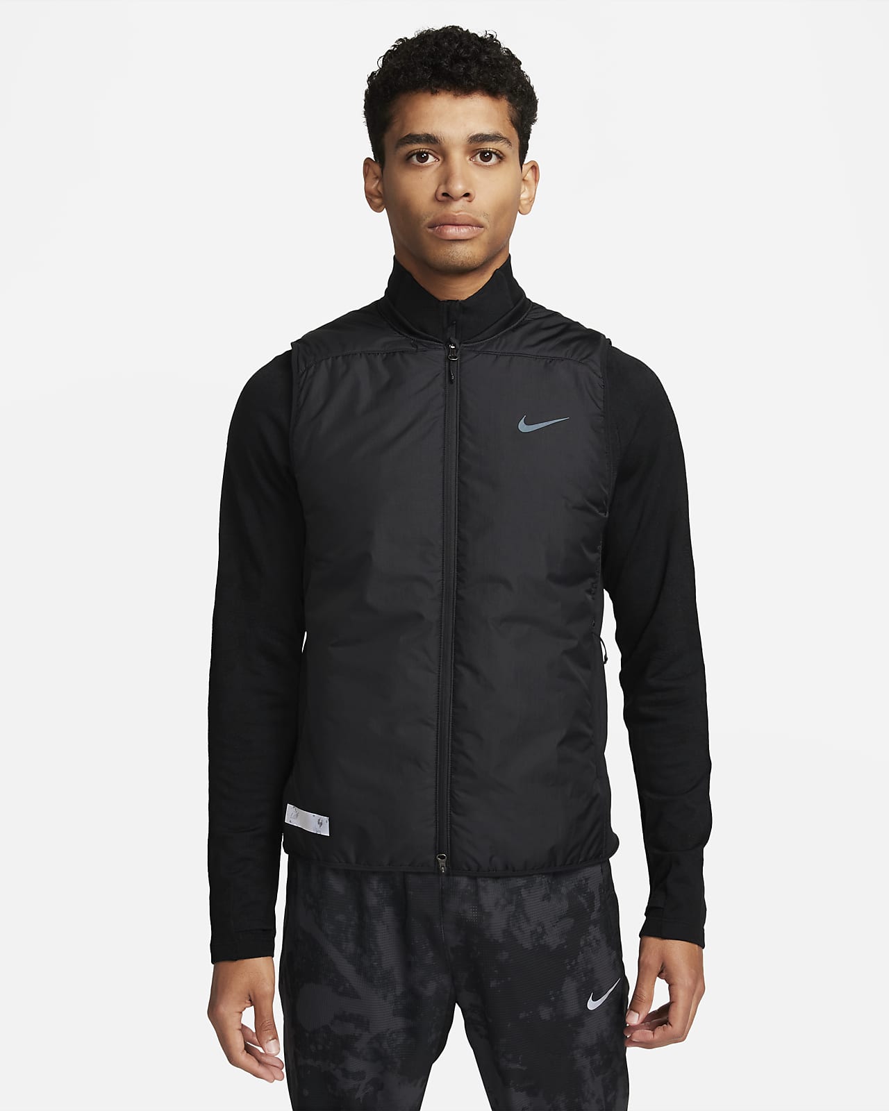 Nike Running Division AeroLayer-Therma-FIT ADV-løbevest til mænd
