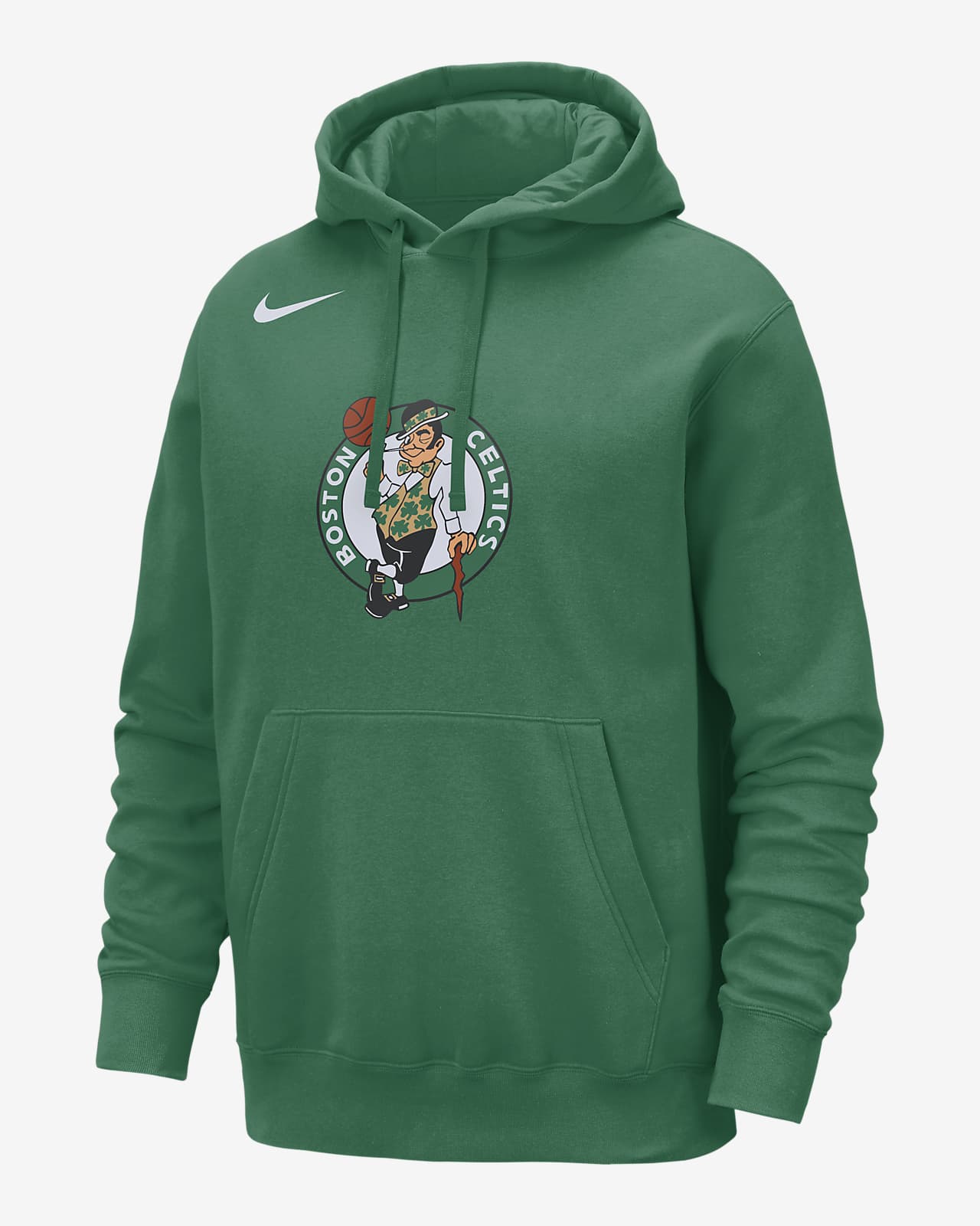 Felpa pullover con cappuccio Boston Celtics Club Nike NBA – Uomo