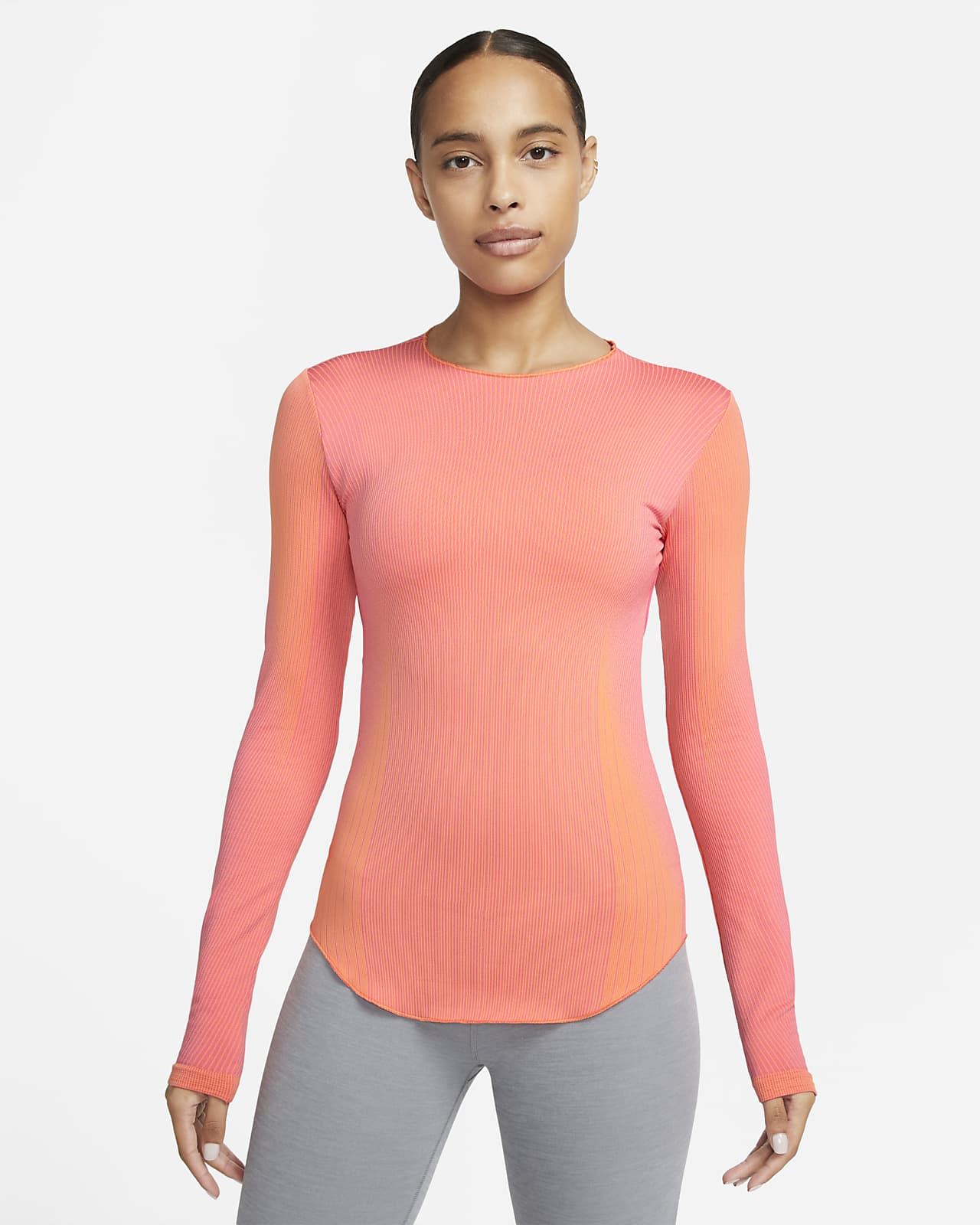 Nike Yoga Dri-FIT ADV Langarm-Oberteil für Damen