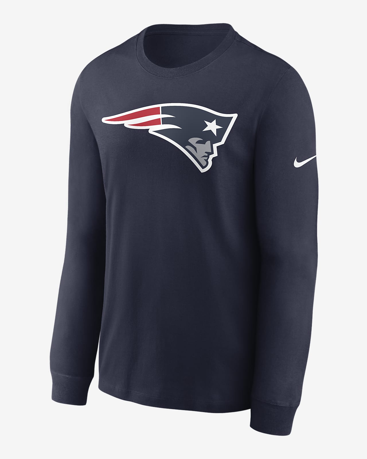 Nike Primary Logo (NFL New England Patriots) Men’s Long-Sleeve T-Shirt