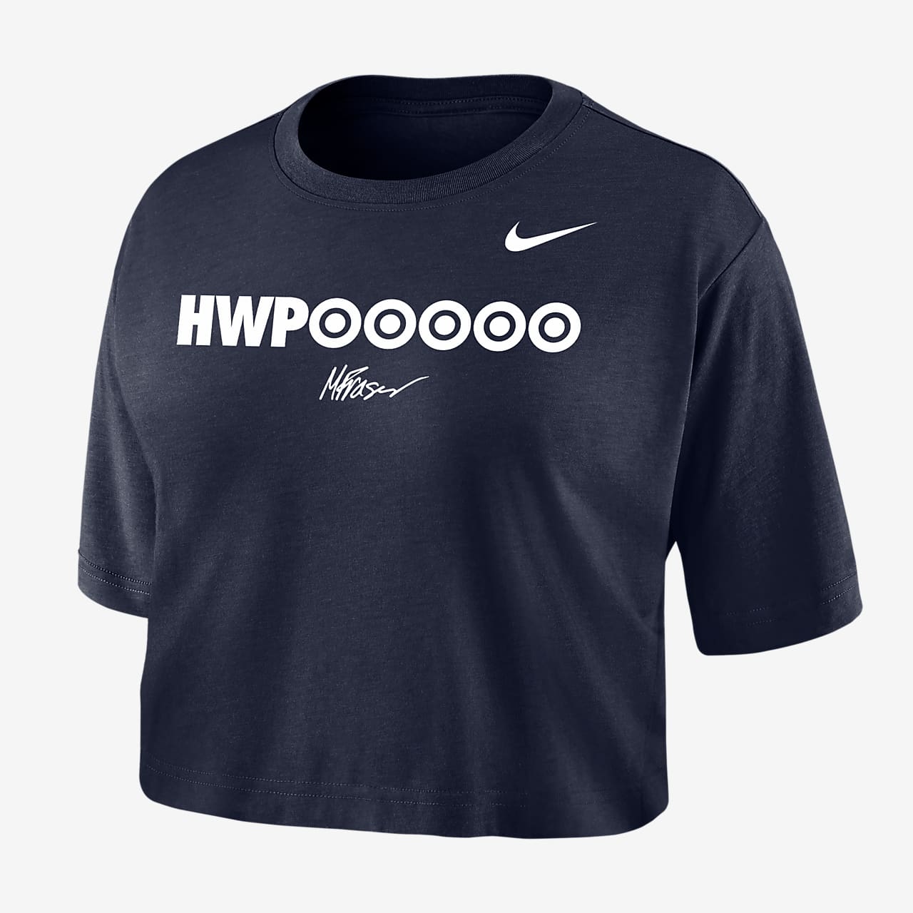 privacy achtergrond Bergbeklimmer Nike "HWPO" Women's Short-Sleeve Cropped T-Shirt. Nike.com