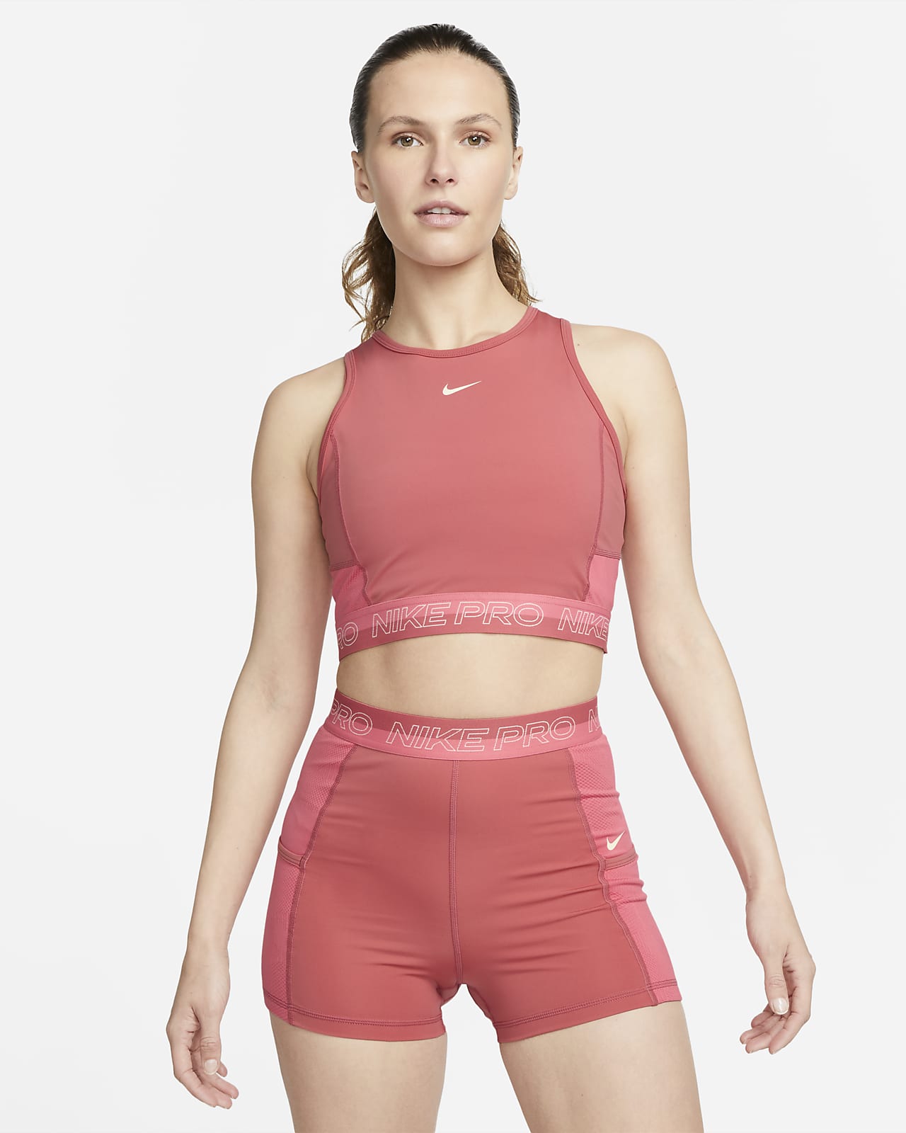 Nike Pro DriFIT Women's Cropped Training Tank Top. Nike VN