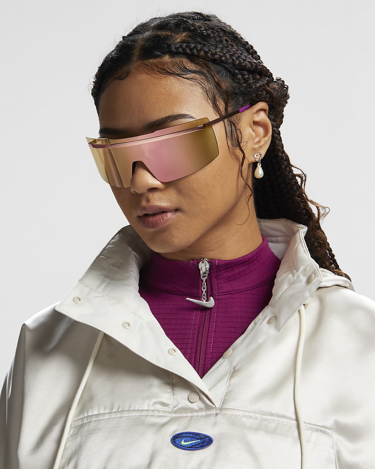 Nike Echo Shield Mirrored Sunglasses
