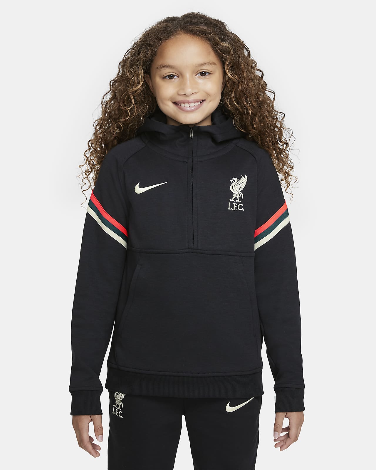 Liverpool F.C. Older Kids' Nike Dri-FIT Football Hoodie