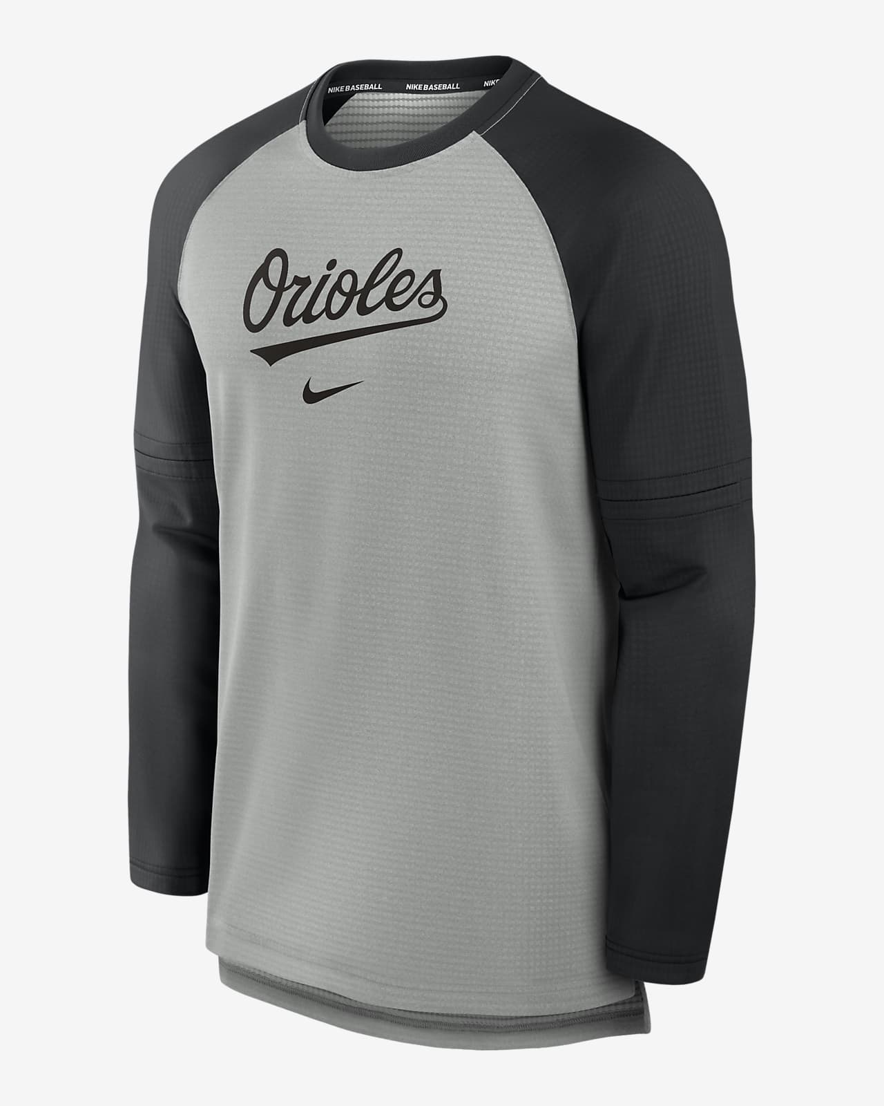 Baltimore Orioles Authentic Collection Game Time Men's Nike Breathe MLB Long-Sleeve T-Shirt