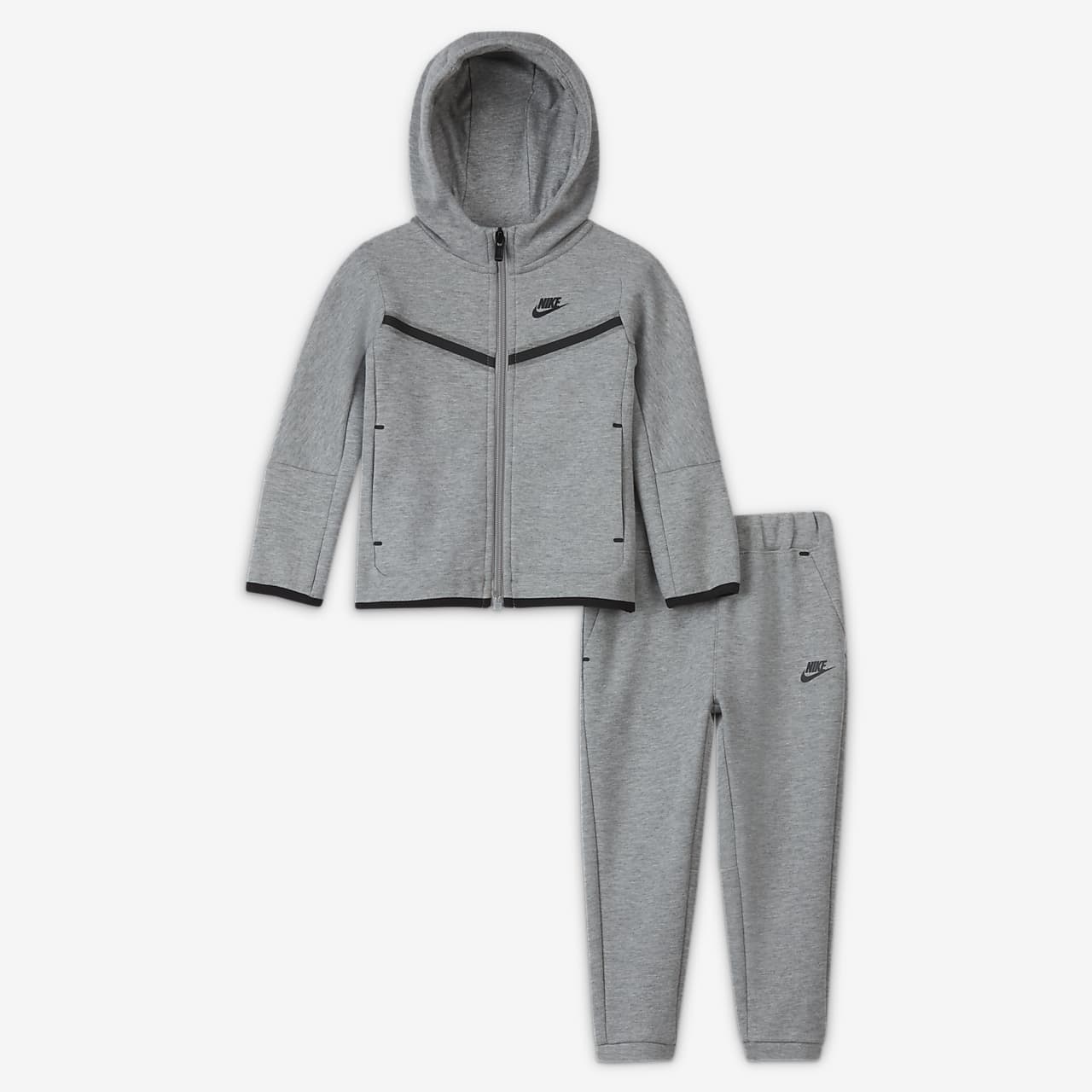 jazz cesar escocés Nike Sportswear Tech Fleece Conjunto de pantalón y sudadera con capucha -  Bebé (12-24M). Nike ES