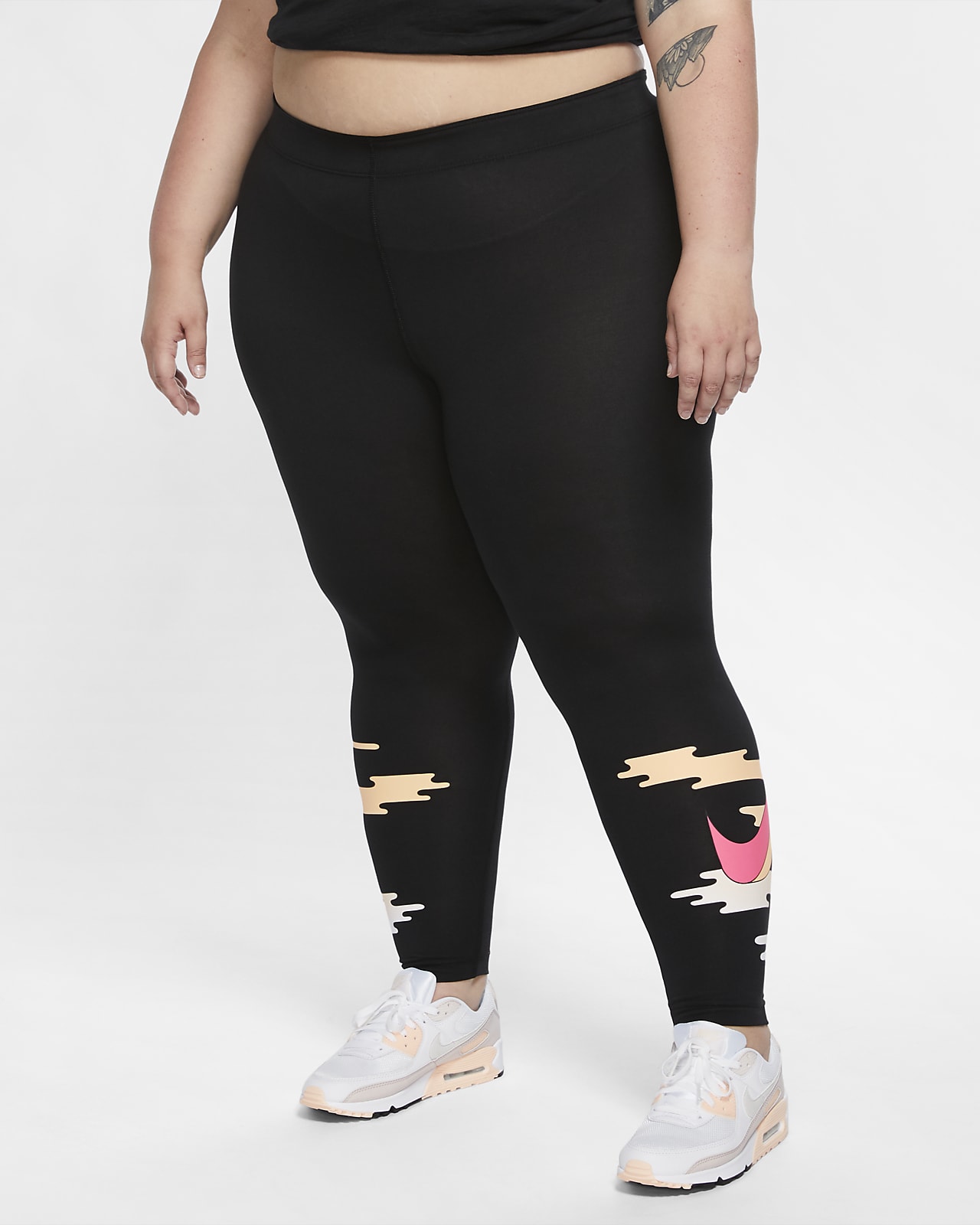 cheap plus size nike leggings