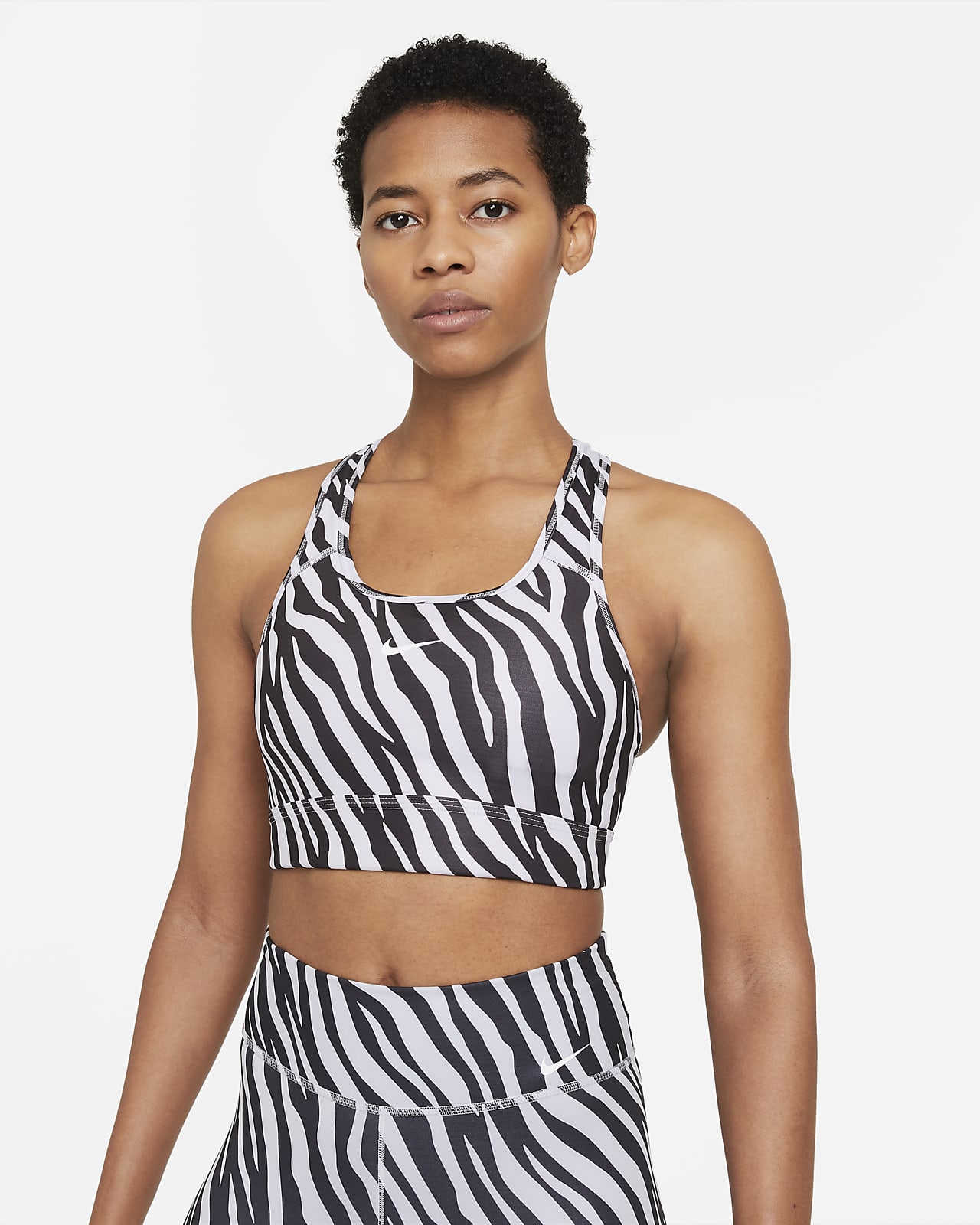 Nike DriFIT Swoosh Icon Clash Women's MediumSupport 1Piece Pad