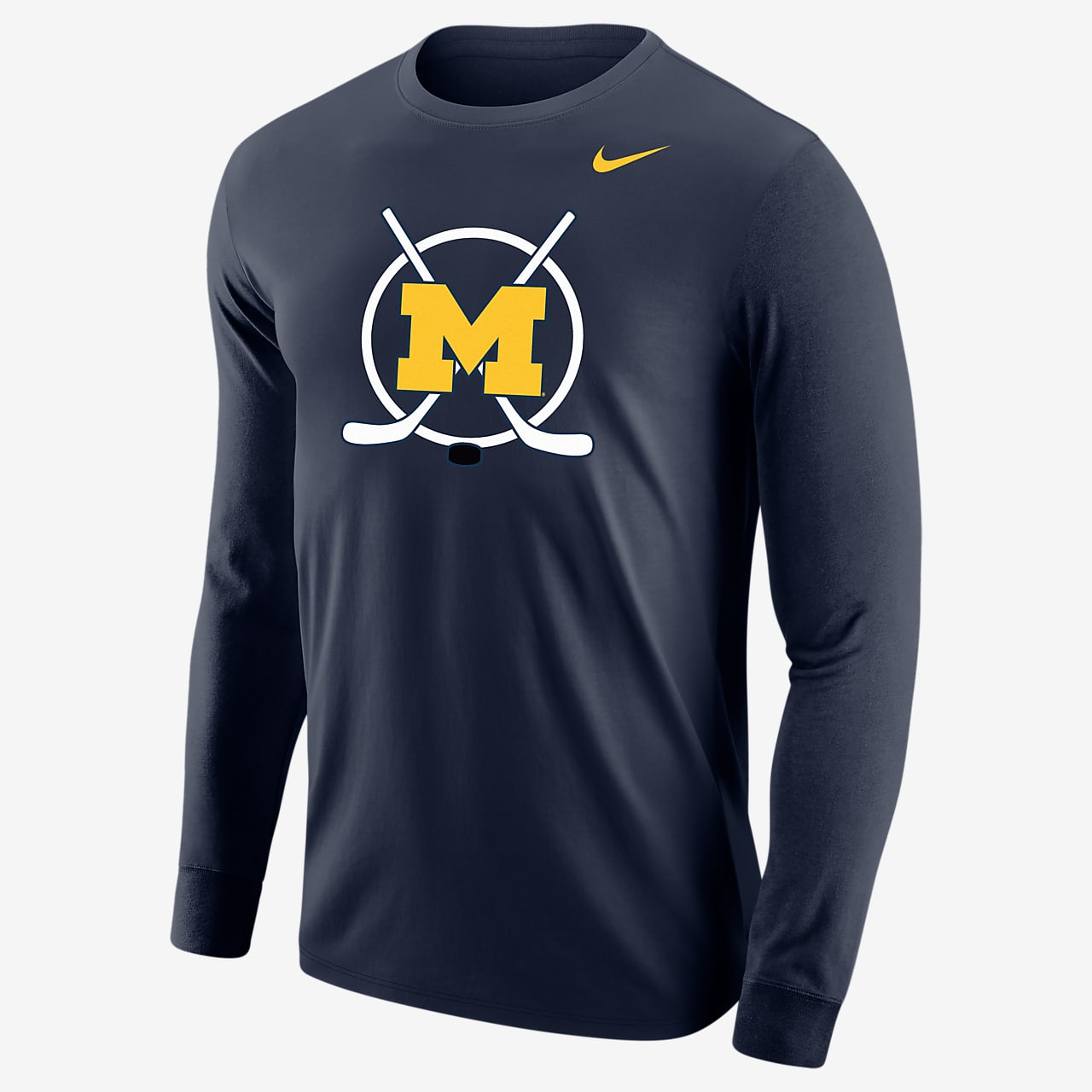 Michigan Nike College Hockey T-Shirt. Nike.com