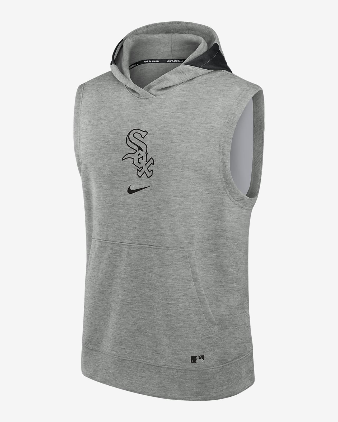 Chicago White Sox Authentic Collection Early Work Men’s Nike Dri-FIT MLB Sleeveless Pullover Hoodie
