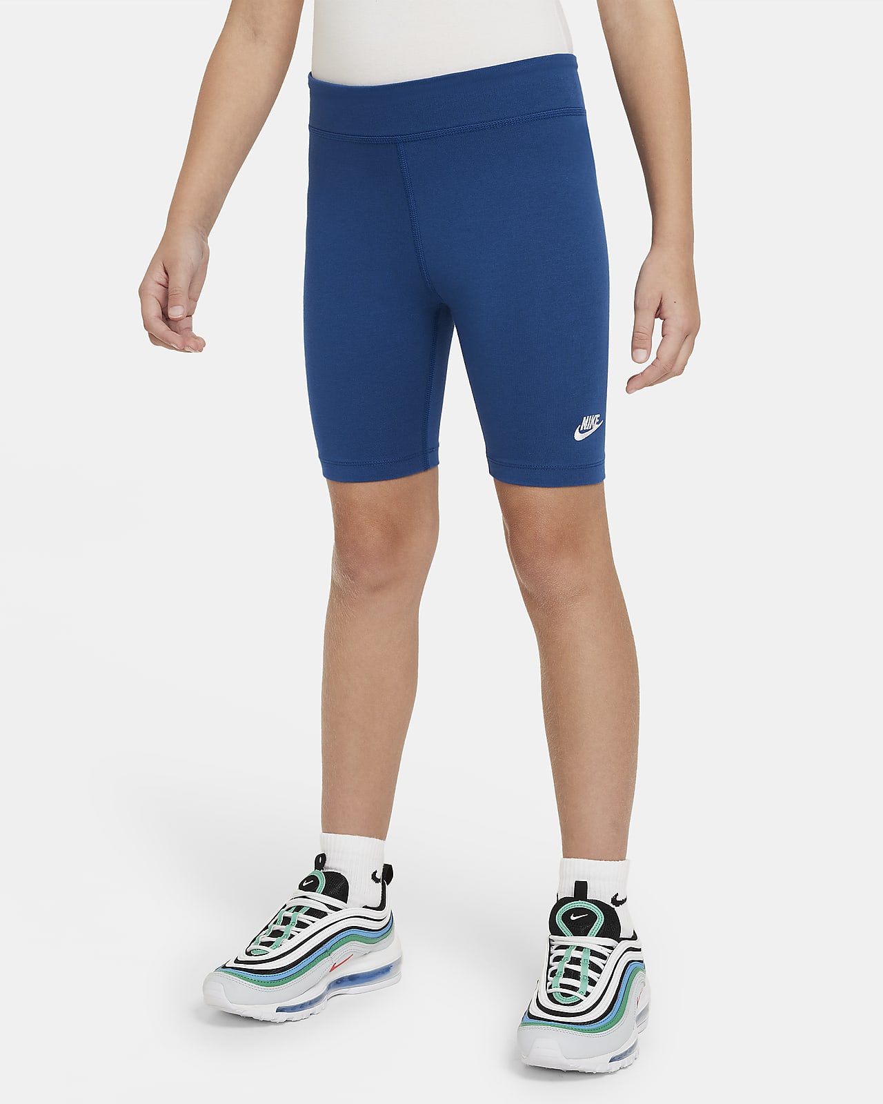 Nike 18 cm-es kerékpáros rövidnadrág nagyobb gyerekeknek (lányoknak)