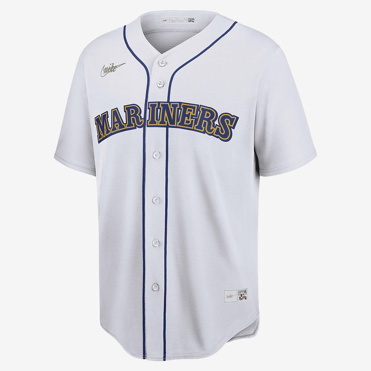 Camiseta de béisbol Cooperstown para hombre MLB Seattle Mariners (Edgar Martinez)