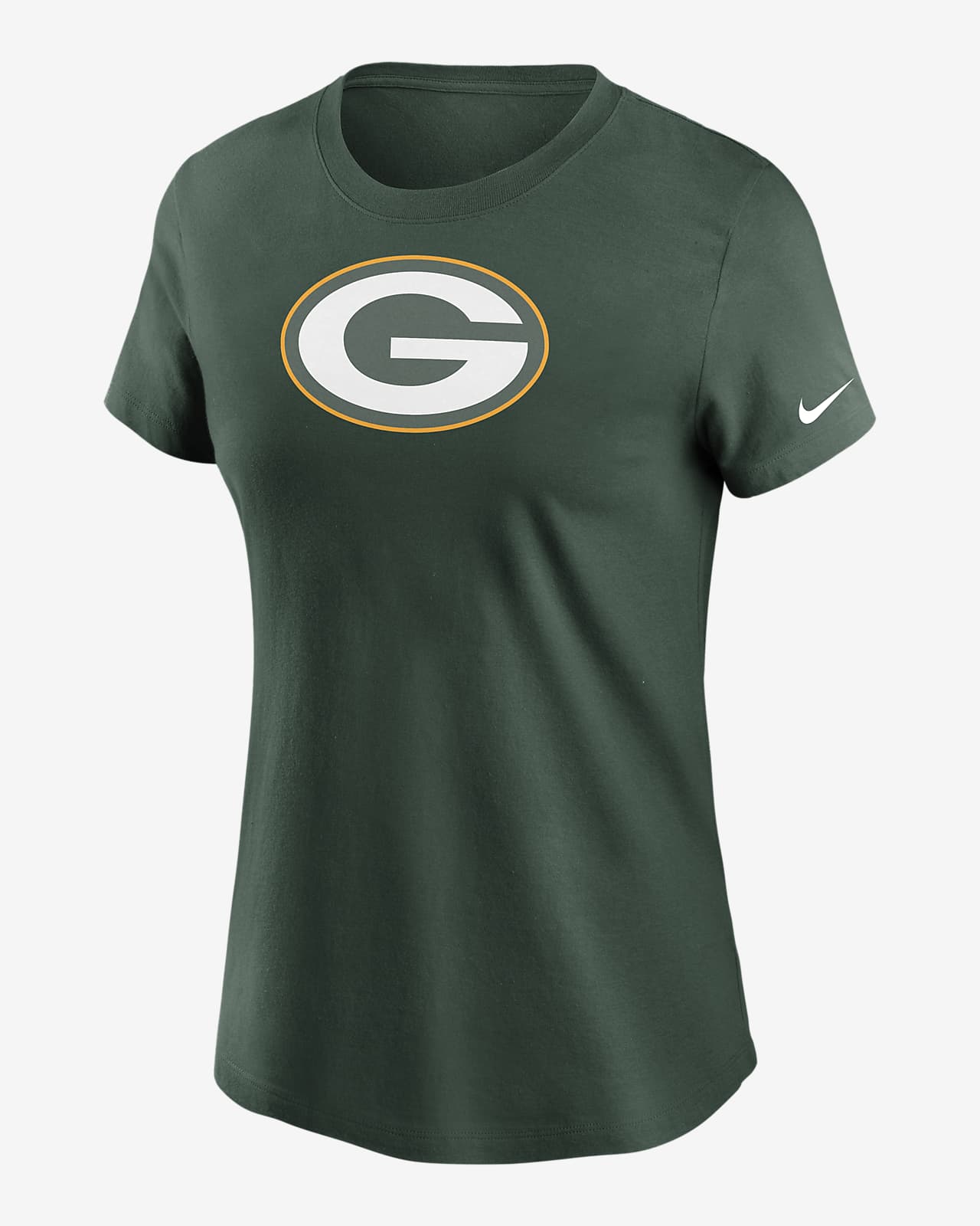 Playera para mujer Nike Logo Essential (NFL Green Bay Packers)