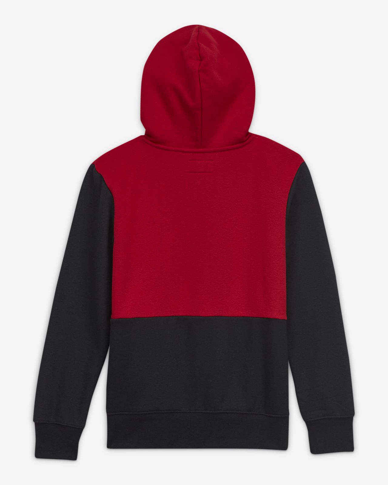 boys red zipper hoodie