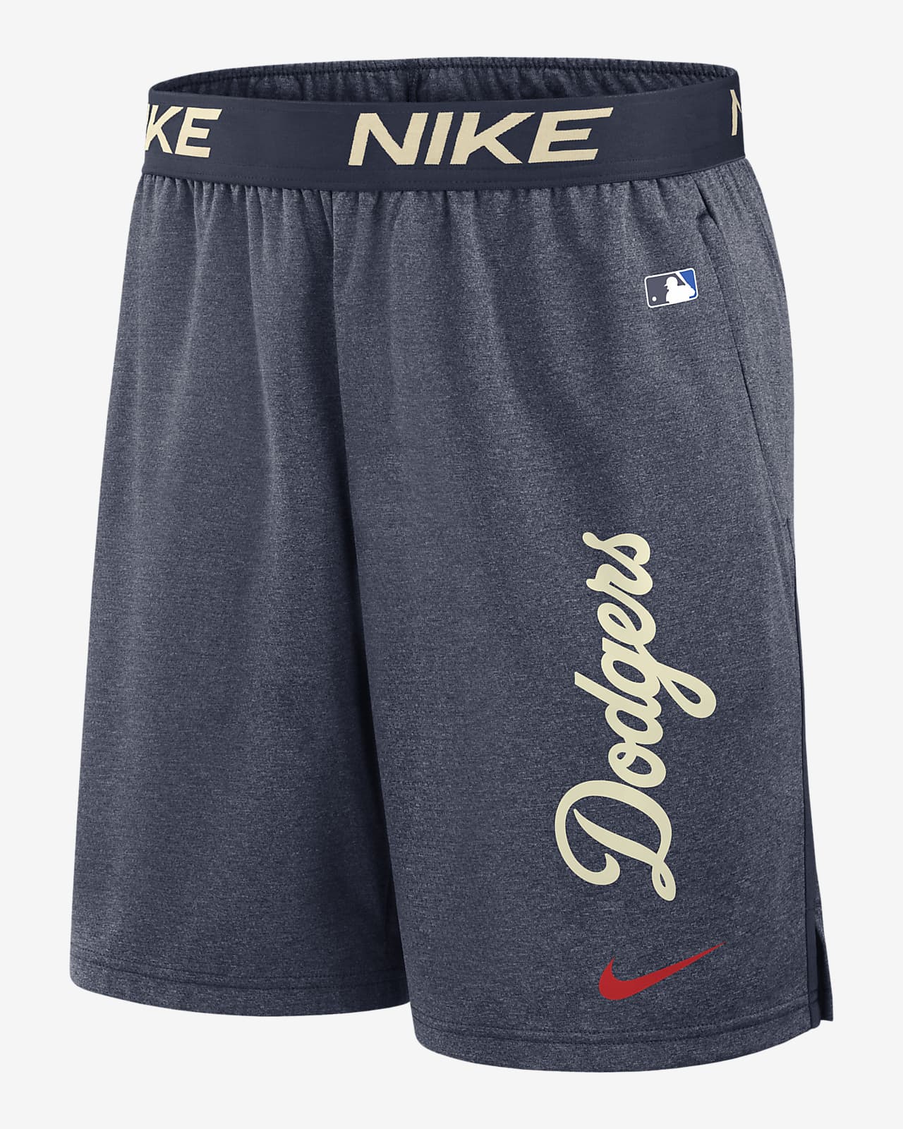 Shorts Nike Dri-FIT de la MLB para hombre Los Angeles Dodgers City Connect Practice