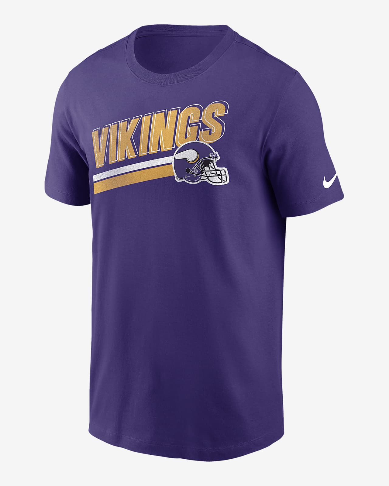 Minnesota Vikings Essential Blitz Lockup Men's Nike NFL T-Shirt