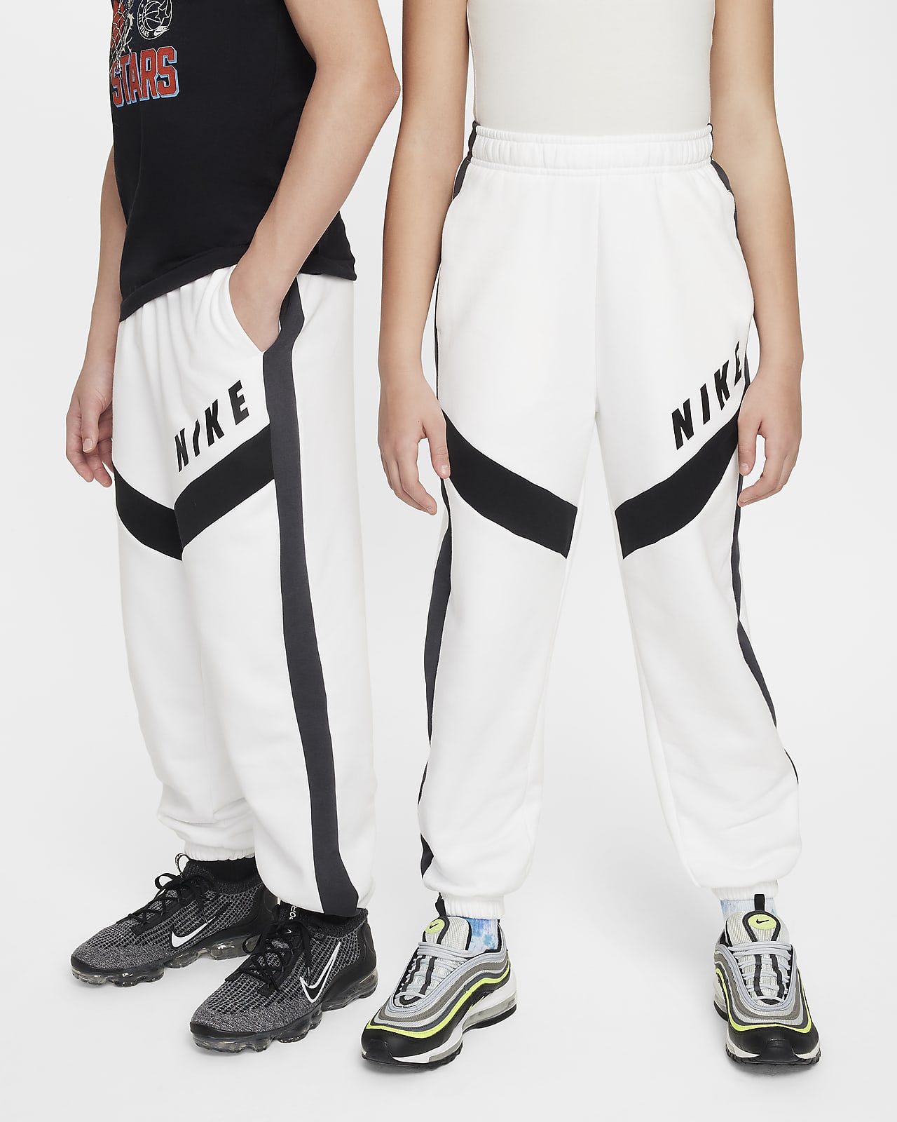 Nike Sportswear oversized joggingbroek van fleece voor meisjes