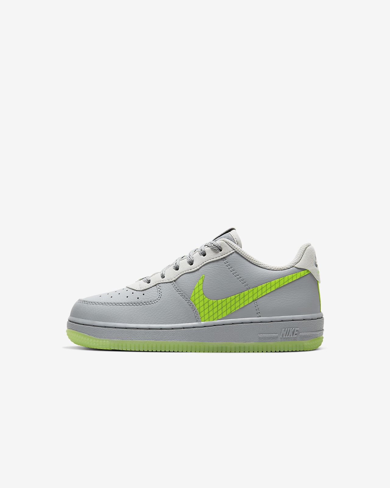 light grey air force 1 lv8 3 trainers
