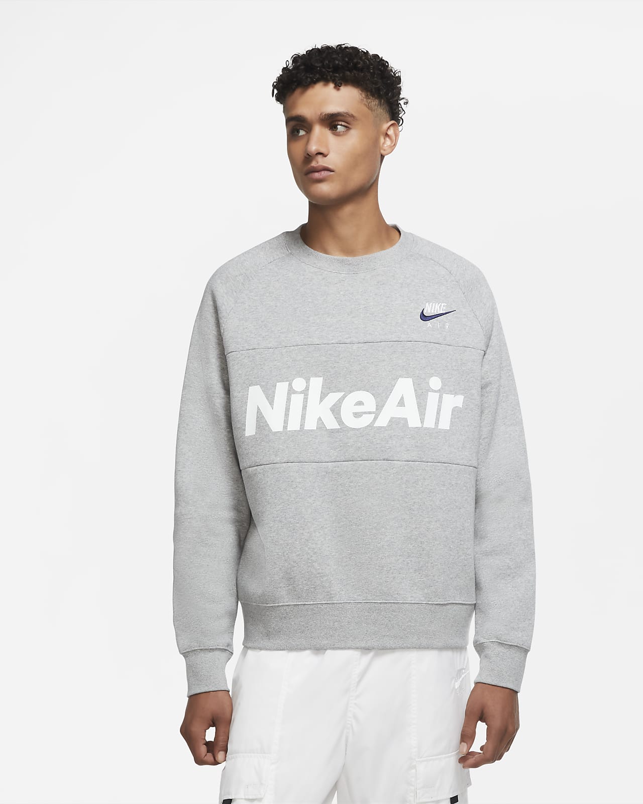 nike fleece crew
