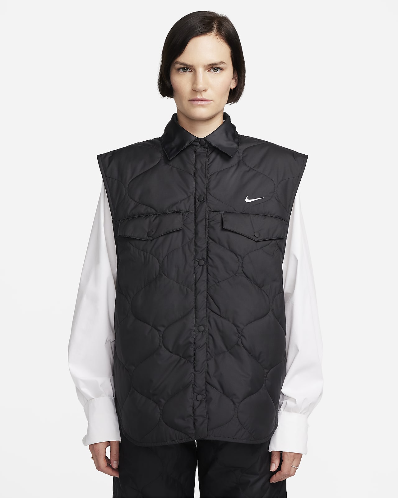 Γυναικείο αμάνικο μπουφάν Nike Sportswear Essential