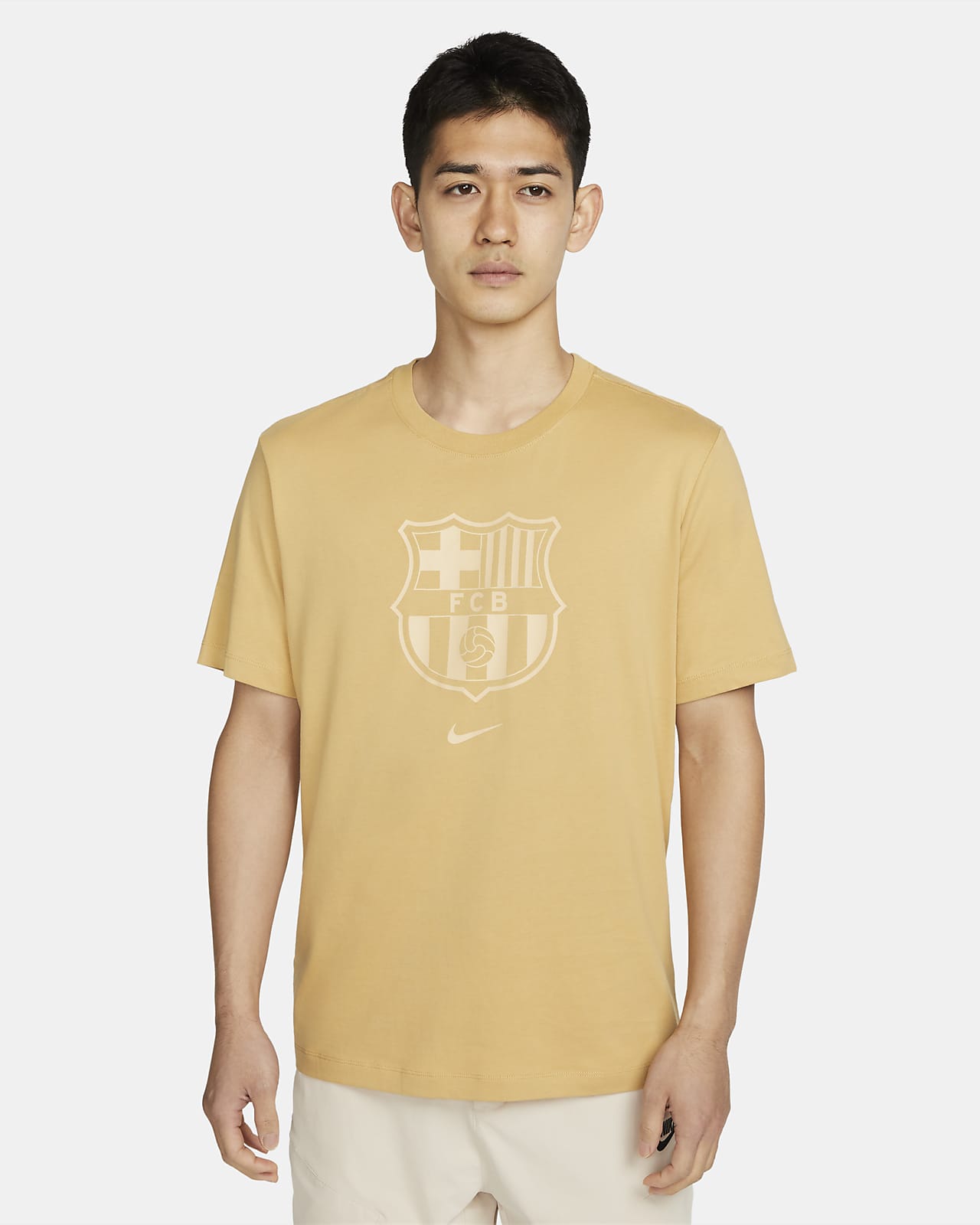 FC Barcelona Crest 男款足球 T 恤