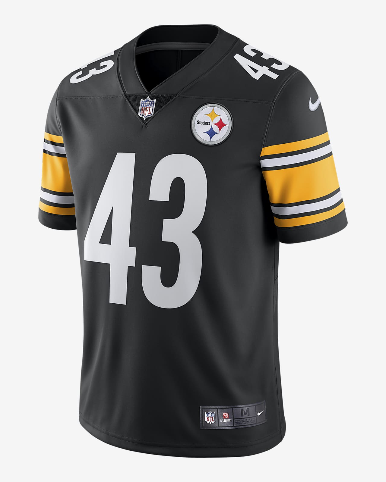 NFL Pittsburgh Steelers Nike Vapor Untouchable (Troy Polamalu) Men's Limited Football Jersey