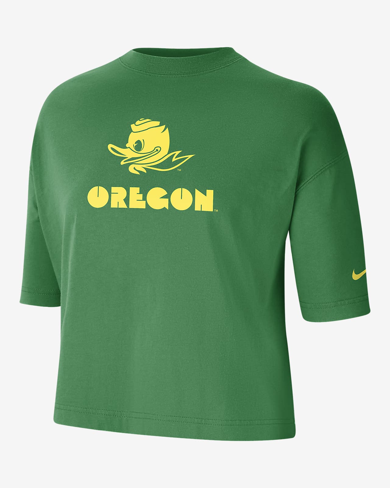 Nike College (Oregon) Women's Cropped T-Shirt