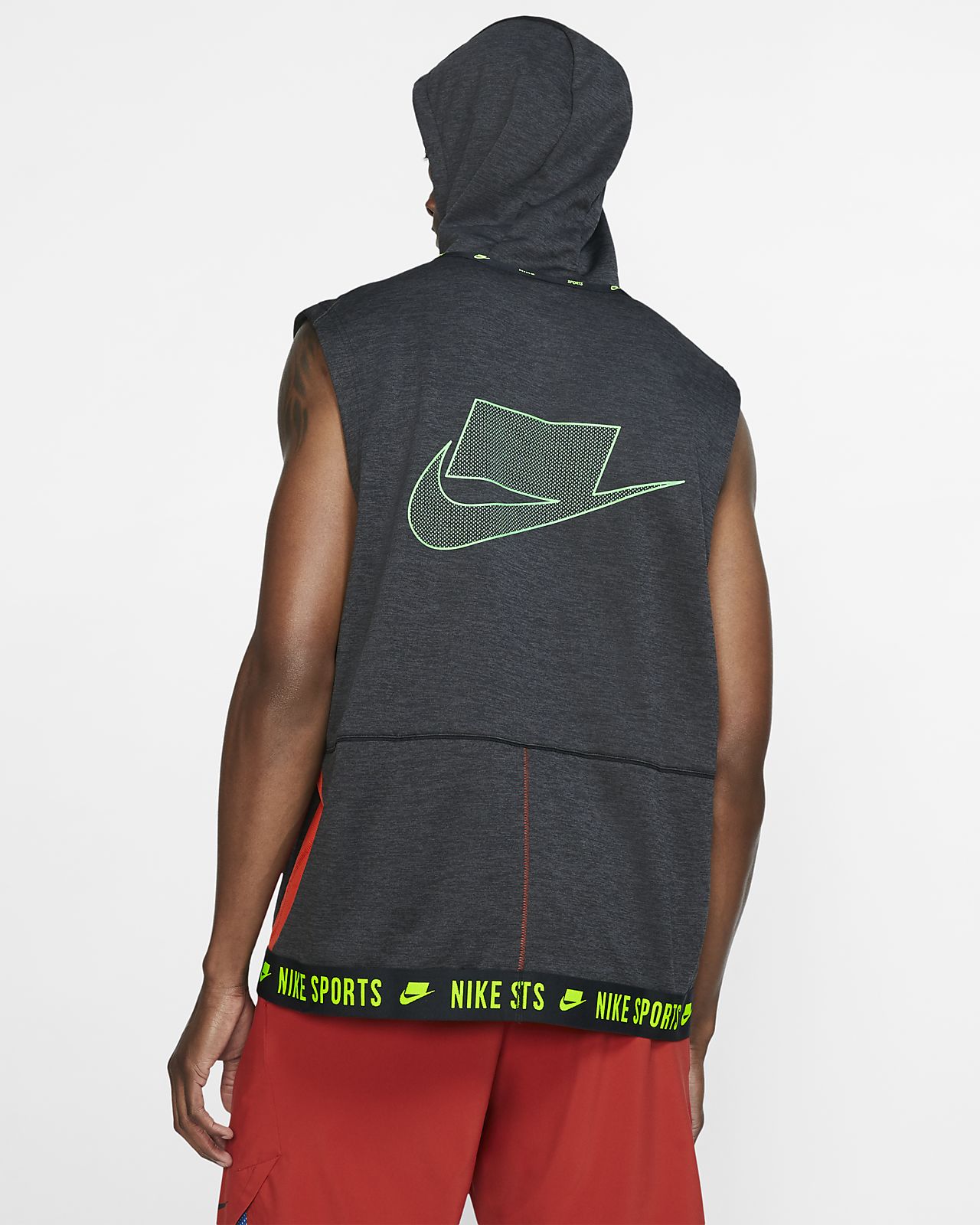 nike hooded sleeveless top