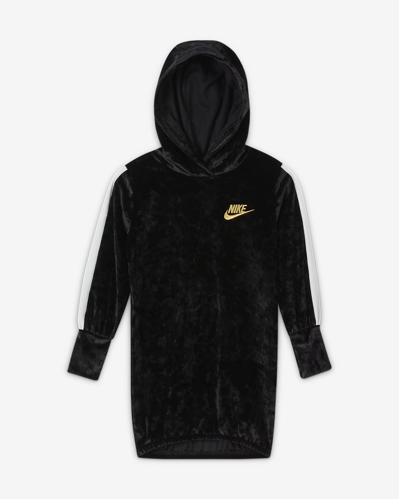 Nike Toddler Crushed Velour Hoodie Dress. Nike.com