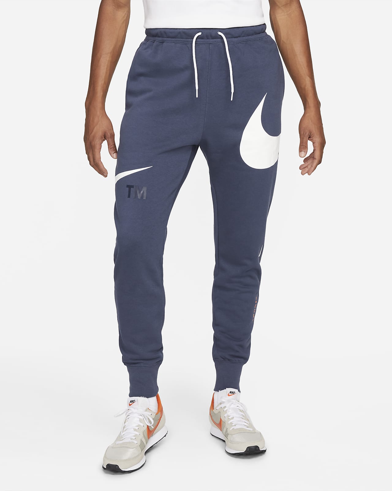 Pantaloni con rovescio semispazzolato Nike Sportswear Swoosh - Uomo