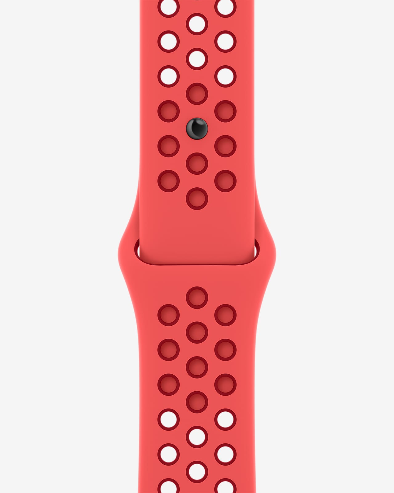 41mm Bright Crimson/Gym Red Nike Sport Band - M/L