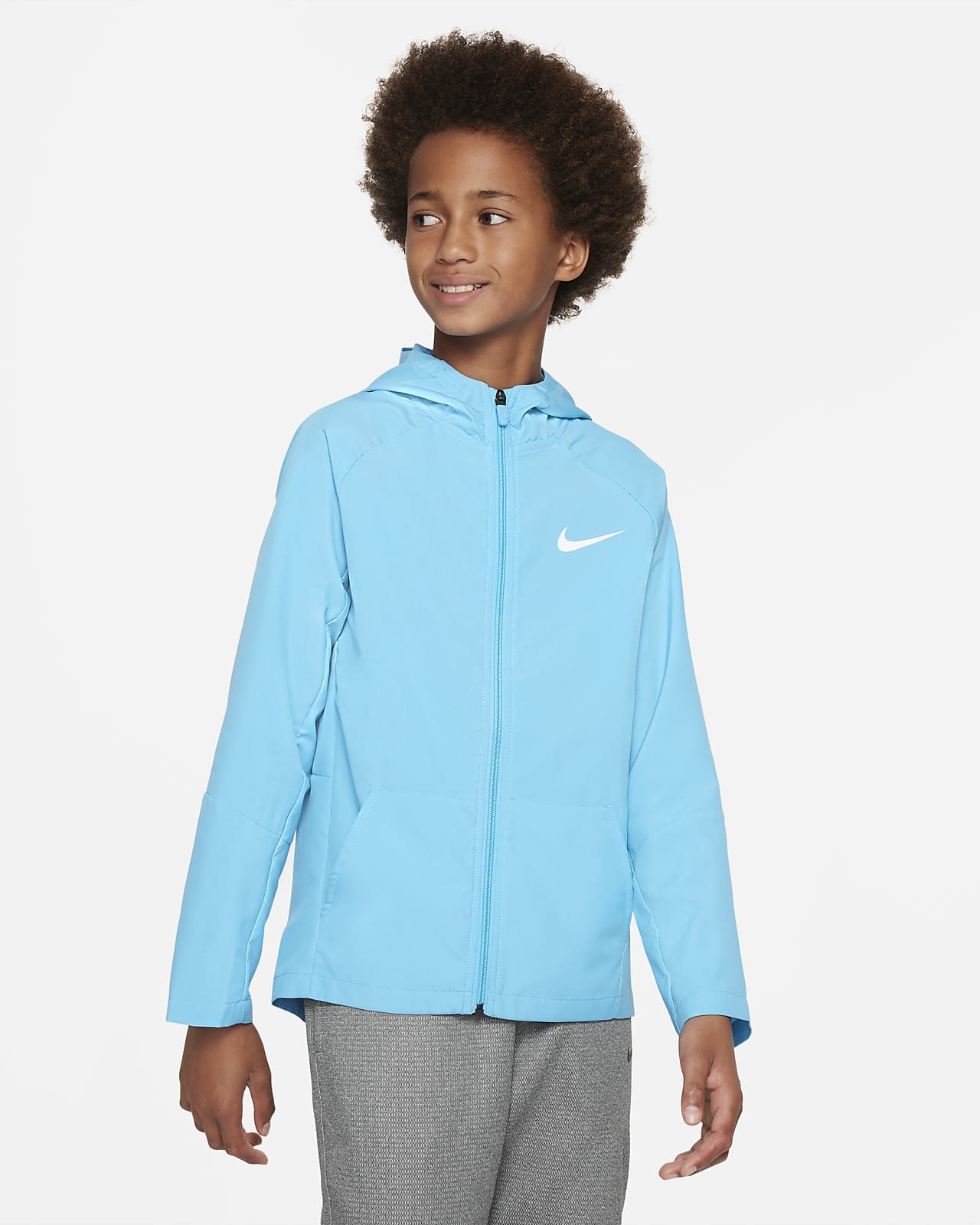 Nike Dri-FIT Older Kids' (Boys') Woven Training Jacket. Nike GB